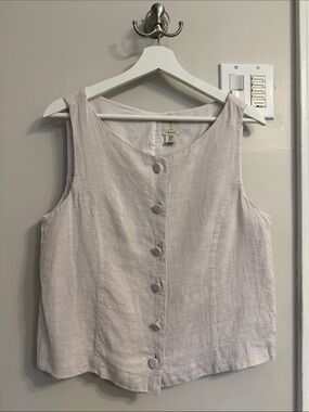 Joie 100% Linen Button-Front